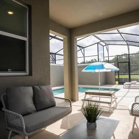 Gorgeous 4 Bedroom W Screened Pool Close To Disney 2653